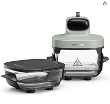 „dreame Tasti AirFryer 5-in-1“ nešiojama stiklinė karšto oro gruzdintuvė, dviejų indų sistema 2,5 l + 4,5 l