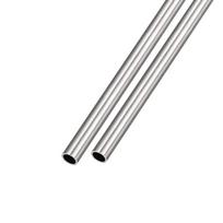 2 vnt. 304 nerūdijančio plieno tiesūs vamzdžiai  4 mm x 0,4 mm x 250 mm