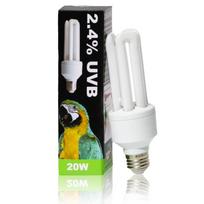 LUCKY HERP 2.4 UVB paukščių lempa, 20 W UVA UVB