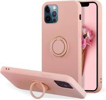„UEEBAI“  „iPhone 14 Pro Max“  plonas skysto silikono telefono dėklas, rožinis