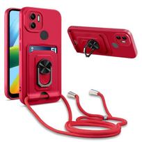 „JMstore“  apsauginis dėklas, „Samsung Galaxy A34 5G“, 360°  raudonas