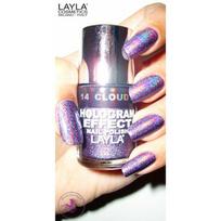 Layla Cosmetics Hologram Effect Nail Polish No.14 10ml