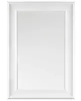 Sieninis veidrodis LUNEL 60 × 90 cm, baltas