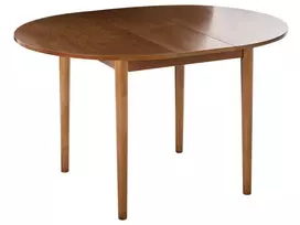 Išskleidžiamas valgomojo stalas ECHO, tamsus ąžuolas, 107/137 cm, 107 cm