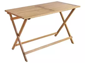 Sodo stalas PROSSEDI 120 x 60 cm, akacijos mediena, rudas