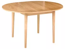 Išskleidžiamas valgomojo stalas ECHO, šviesus ąžuolas, 107/137 cm, 107 cm