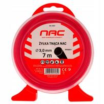 NAC apvali trimerio valo ritė, 3 mm × 7 m