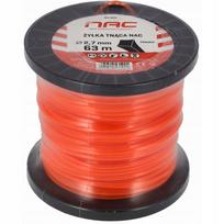 NAC kvadratinio profilio trimerio valas, 2,7 mm × 63 m