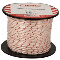 NAC starterio virvelė, 3 mm × 50 m