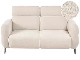 Dvivietė sofa ARTUNA Bouclé, balkšva