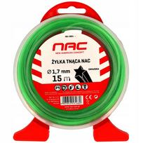 NAC žvaigždinio profilio trimerio valo ritė, 1,7 mm × 15 m