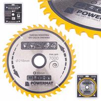 Powermat Extreme pjovimo diskas medienai, 210 × 30 mm, 40 dantų