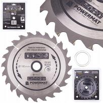 Powermat pjovimo diskas medienai, 185 × 20 mm, 24 dantys