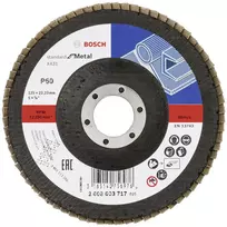 Bosch X431 Standard for Metal vėduoklinis šlifavimo diskas 125 × 22,23 mm, P40
