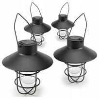 Pakabinamas saulės energija maitinamas LED sodo žibintas retro stiliaus IP44