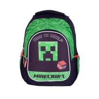 Mokyklinė kuprinė Hash Minecraft, žalia