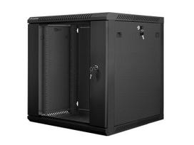 Lanberg WF01-6612-10B rack cabinet 12U Wall mounted rack Black