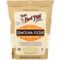 Bob's Red Mill, Manų kruopų miltai, 24 uncijos (680 g)