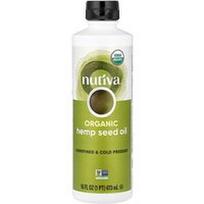 Nutiva, Organinis kanapių sėklų aliejus, šalto spaudimo, 473 ml