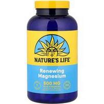 Nature's Life, Atsinaujinantis magnis ir vitaminas B-6, 250 kapsulių