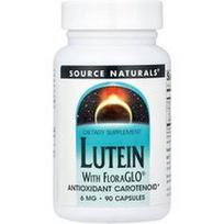 Source Naturals, Liuteinas su FloraGLO®, 6 mg, 90 kapsulių
