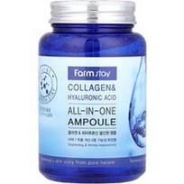 Farmstay, Kolagenas ir hialurono rūgštis, viskas viename ampulė, 8.45 fl oz (250 ml)