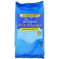 Dickinson Brands, „Witch Hazel®“ raminančios valomosios šluostės, 25 augalinės kilmės šluostės
