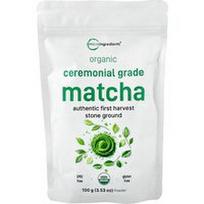Micro Ingredients, Organiniai, apeiginės kokybės matcha milteliai, 100 g