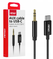 AMIO USB-C to 3.5mm AUX audio cable, 1m, 04294