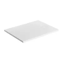 Dušo padėklas OMNIRES AQUAROCK M+, neslystantis kompozito, 90 x 120 cm, matinė balta