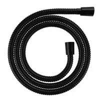 Dušo žarna OMNIRES HOSE, be sriegio, sukamas galas 1/2" ir 1/2" prijungimai, 150 cm, matinis juodas