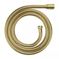 Dušo žarna OMNIRES HOSE, dviguba žalvarinė pinta, apsauga nuo sukimosi, 1/2" ir 1/2" jungtys, 150 cm, matinis žalvaris