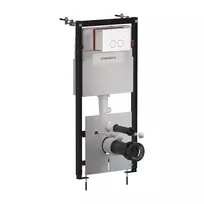 Montavimo rėmo komplektas Omnires STRONGFRAME, su MINIMAL nuleidimo mygtuku, matinė balta, STFWC1M-RWM