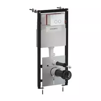 Montavimo rėmo komplektas Omnires STRONGFRAME, su STEEL-R45 nuleidimo mygtuku, poliruotas chromas, STFWC1R45-RCR