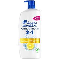 Head & Shoulders Anti-Dandruff Shampoo & Conditioner Lemon - pleiskanų šampūnas ir kondicionierius viename, 800 ml
