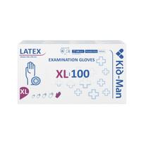 Lateksinės pirštinės Kid-Man N100, dydis XL
