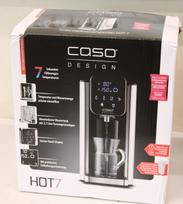 SALE OUT. Caso Turbo Hot Water Dispenser | Hot 7 | Water Dispenser | 2200-2600 W | 2.7 L | Plastic/Stainless Steel | Black/Stain