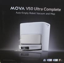 SALE OUT. MOVA V50 Ultra Complete Robot Vacuum, White | MOVA Robot Vacuum | V50 Ultra Complete | Wet&Dry | 6400 mAh | Dust capac