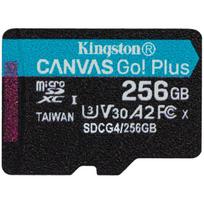 Kingston microSDXC SDCG4/256GBSP 256GB, 200MB/s, UHS-I, U3, V30, A2, juoda/turkio