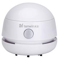 Įkraunamas stalinis mini dulkių siurblys Tenwin 8052-2, micro USB, baltas