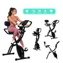 Sulankstomas magnetinis treniruoklis-dviratis MOVEPRO su atlošu ir espanderiais iki 120 kg