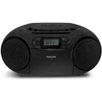Philips CD Soundmachine TAZ2500/10, kasečių ir CD grotuvas, DAB+/FM radijas, Bluetooth, USB, 3,5 mm garso įvestis, 2x3W, juoda