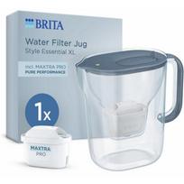 Brita Style Essential XL STYLE-BLUE, 3,6L, 2,3L, Stone Blue, Smart Light LED, MAXTRA PRO filtras