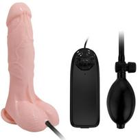 BAILE - Vibruojantis ir Pripučiantis Dildo 18.8 cm