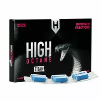 High Octane Titan Kapsulės Vyrams - Žolelių Palaikymas, 6 vnt.
