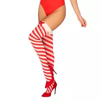 Obsessive Kissmas Pėdkelnės Raudonos L/XL