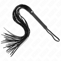 KINK - Juodas minkštas PVC botagas 70 cm