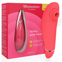 WOMANIZER - PREMIUM 2 CLITORAL STIMULIATORIUS RASPBERRY