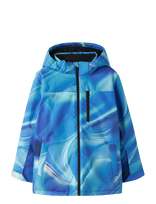Name It - Nkmsnow10 Ski Jacket Aop Fo - Slidinėjimo striukė - Mėlyna