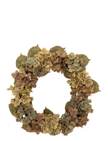 Bloomingville - Hydrangea Wreath - Džiovintos gėlės - Smėlio